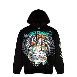 Ed Hardy Mens XL pullover hoodie.